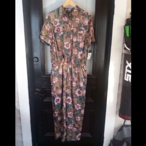 Lauren Ralph Lauren Farm Olive jumpsuit 16W